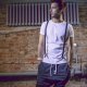 T-SHIRT SUSPENDER TEE UNISEX  biały
