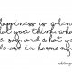 PLAKAT–HAPPINESS IS WHEN .....A2