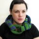 Szal-pętla Madame in Chains Green