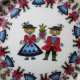 Furstenberg GERMANY - niewielki porcelanowy symboliczny podstawek konfiturówka obrazek