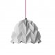 Lampa wisząca origami ICEBERG S antracytowa