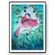 Pink bird Plakat 30x40