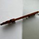 Vintage Wood and Brass Key Holder ❀ڿڰۣ❀ Rzadki inkrustowany wieszak florystyczny do kluczy ❀ڿڰۣ❀ Klucz