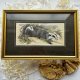 J. & J. Cash Ltd., Coventry, Anglia. - Haft na jedwabiu 24cm. ❀ڿڰۣ❀ Sygnowana duża miniatura
