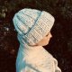 CZAPKA BEANIE MELANŻ ECRU