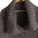 moher wełna kardigan vintage poncho