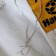 CHIŃSKI ZNAK SIŁA Naszyjnik męski- srebro