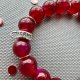 Milano Charms Yin & Yang Agate Sterling Silver Bracelet ❤ Kolor biskupiego różu ❤ Naturalna