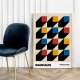 Plakat Bauhaus geometria v2 61x91 cm