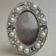 Vintage Jewelry Photo Frame ❤ Perły i kryształy - ramka na fotografię ❤