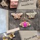 Ręcznie haftowana broszka motyl 3D – Elegancki dodatek, idealny na prezent