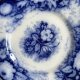 Villeroy & Boch JARDINIERE porcelanowy ręcznie zdobiony talerz antyk XIX wiek