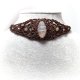 MAKAO agat i cytryn w makramie choker i bransoletka z kamieniami naturalnymi