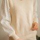 Kremowy sweter L