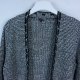 Jaeger sweter damski narzutka z jedwabiem / XL
