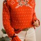 świąteczny sweter z wełną S/M