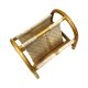 Gazetnik bambusowy vintage – styl boho / Mid-Century Modern, lata 70.