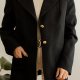 Czarna marynarka vintage XS/S