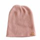 Czapka vintage pudrowa puder beanie