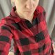 flanelowa sukienka