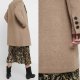 Klasyczny płaszcz wełniany NOOS beż camel Selected Femme 38 M Hu108