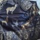 100 % PASHMINA  tkany SZAL Z JEDWABIEM  - 70 x 170