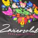 T-shirt damski - Zwierzolub - pieski kotki - wzór folkowy - XXL