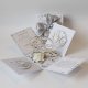 25 rocznica ślubu, srebrne gody, exploding box, kartka 3d