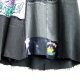 długa czarna spódnica denim r.38