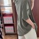 Khaki polo Avenue 30/32 Plus Size krótki rękaw kieszeń 9XL / 58 / 30