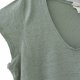 100% len Lniany T-shirt vintage bluzka lniana