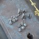 Kolczyki z labradorytem – srebro 925