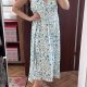 Boho sukienka maxi w niebieskie kwiaty Cider Rozmiar 8XL / 56 / 28