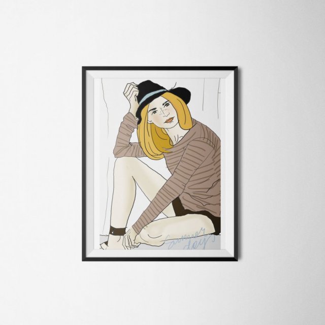 Plakat Ginger Girl