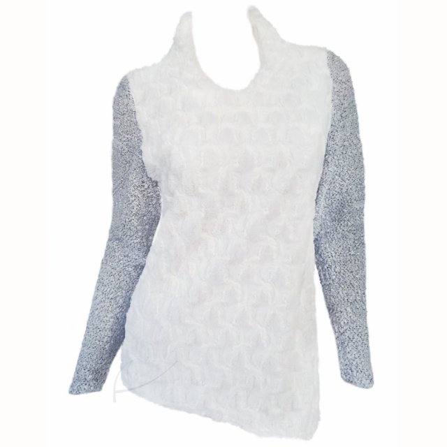 Sweter futrzany