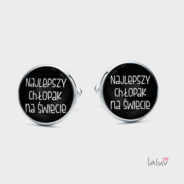 Spinki do mankietów NAJLEPSZY CHŁOPAK