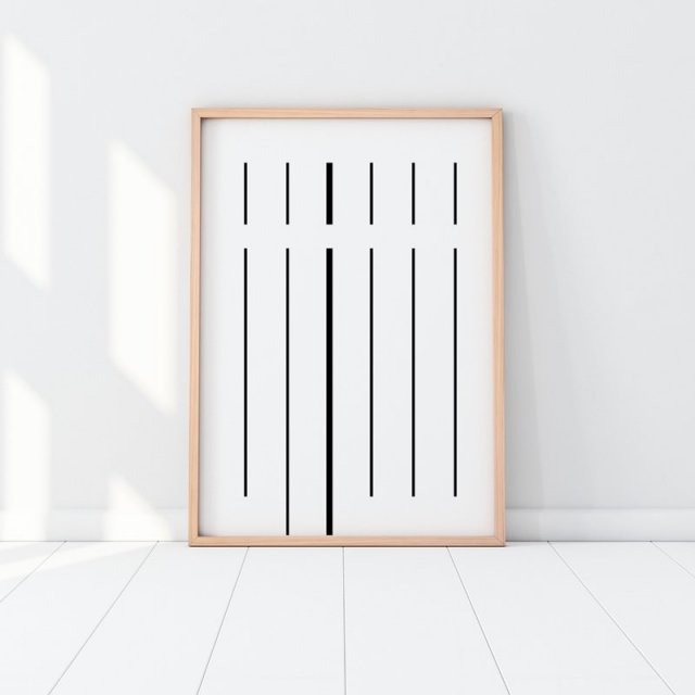 Plakat Linie geometria 40x50 cm