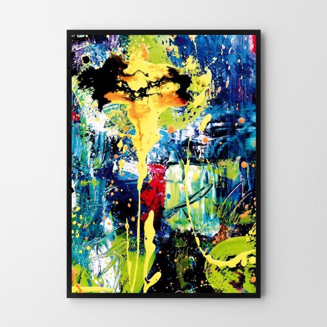 Plakat obraz abstrakcja 30x40 cm