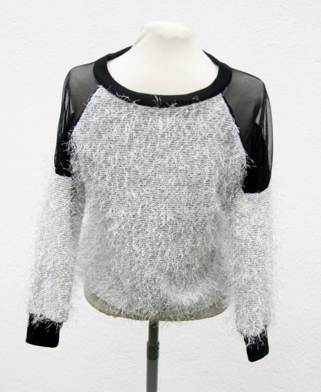 GREY  BLUZKA SWETER