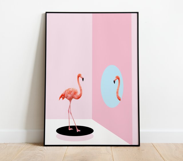 Flaming plakat A3