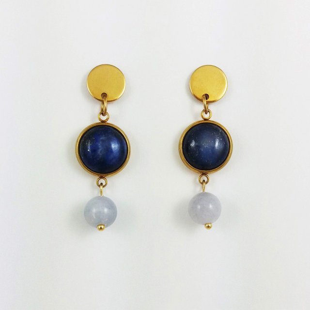 Kolczyki z lapis lazuli