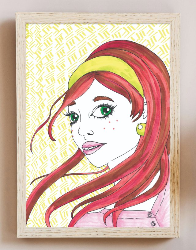 Plakat Limonkowa Lucy A4