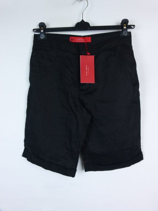 Zara lniane spodenki len z metką / XS