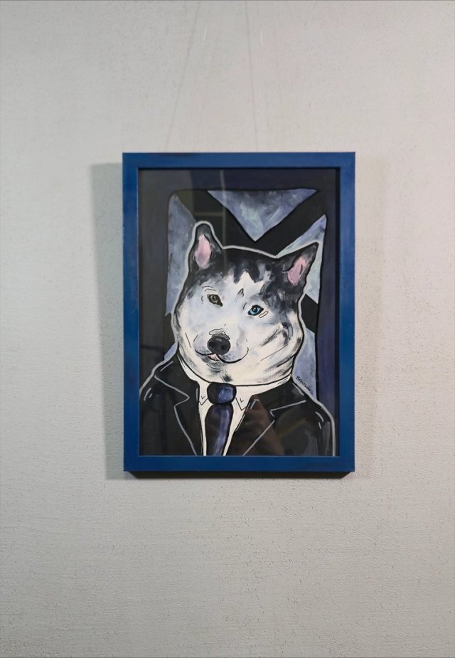 Obraz - HUSKY - Agent Mulder - A4