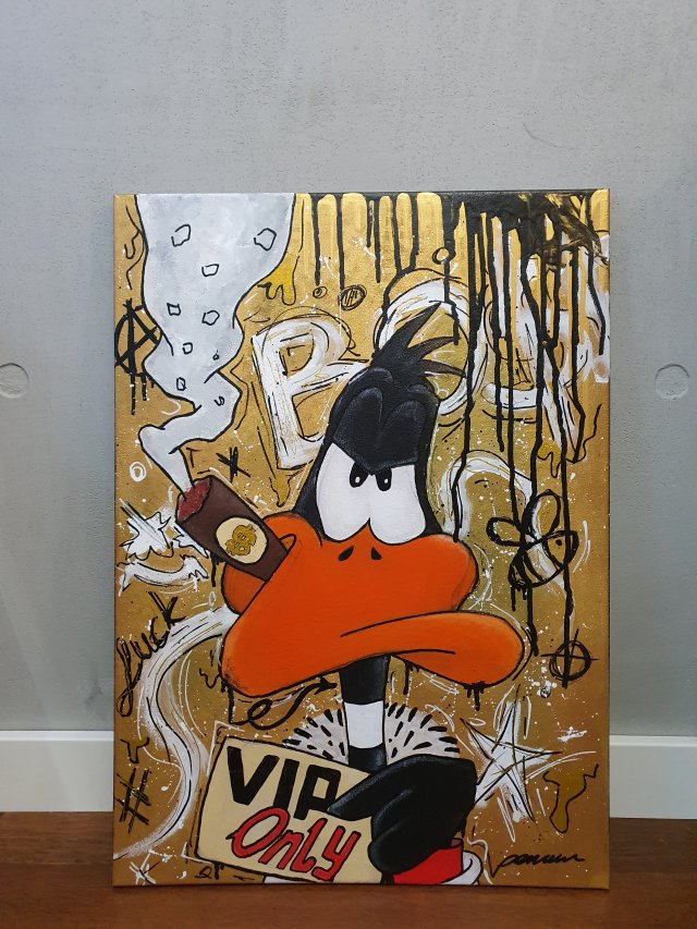 Duffy  50x70 OBRAZ NA PŁÓTNIE Looney Tunes