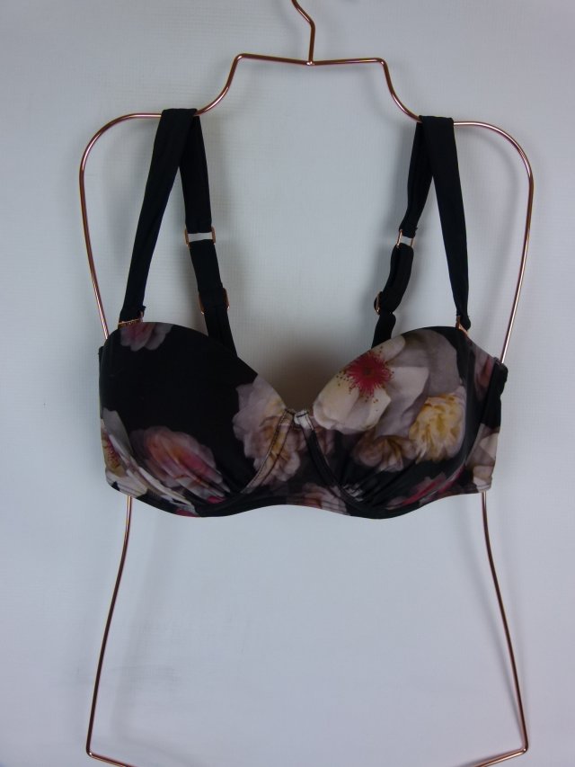 Ted Baker usztywniany biustonosz góra stroju kąpielowego 38B / 85B