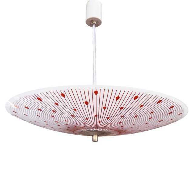 Lampa sufitowa typu parasol Napako, Czechosłowacja, lata 60./70.