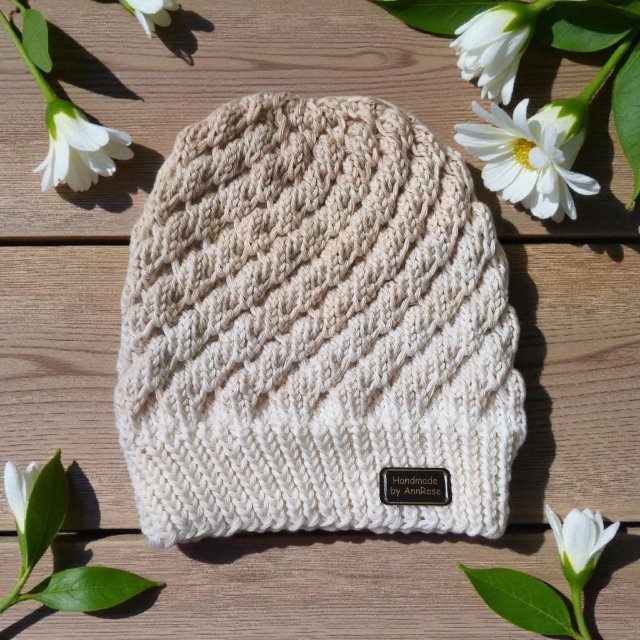 Czapka ombre merino
