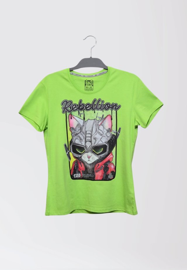 T-shirt REBELLION  Star Wars (DAMSKA XXL) zielony