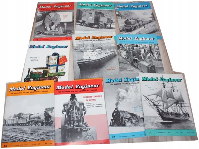 MODEL ENGINEER 1962 10szt po angielsku